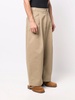 wide-leg high-waisted trousers