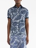 all-over graphic-print polo shirt