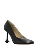 100mm Toy sculpted-heel leather pumps