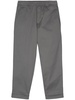 low-waist slim-fit trousers