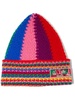 colourblock wool beanie hat