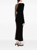 Aura colour-block maxi dress