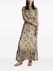 floral-print georgette maxi dress