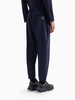 tapered-leg jersey track pants