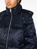 monogram-pattern puffer jacket 