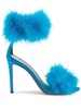 Veronica 105mm feather-detailing sandals 