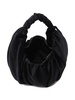 RUFFLE SHOPPER - VELVET SHOULDER BAG