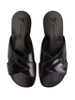 Flavio leather flat slides