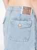 The Accordion Fun Dip Mini denim skirt