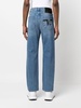 Kl-Logo mid-rise straight jeans 