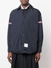 RWB Stripe logo-patch shirt jacket