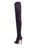 Eva 120mm suede thigh-high boots