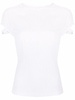 ribbed cut-out T-shirt