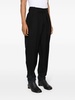 pleated tailored trousers