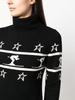 Little Skier intarsia wool jumper