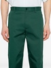 tapered-leg twill trousers