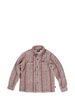 striped sherpa shirt