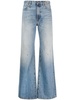 high-rise stonewashed wide-leg jeans