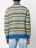 Over The Rainbow colour-block jumper