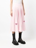 heart pleated skirt