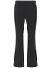 Bi-Stretch Crepe Flared Pants