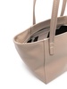 Bar leather tote bag