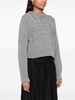 Jolene fisherman-knit wool jumper