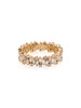 18kt yellow gold baguette diamond ring