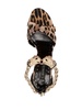 125mm leopard-print sandals