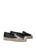 Ines logo-patch leather espadrilles