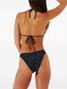 geometric-print high-leg bikini bottoms