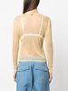 Desta crystal-embellished sheer top