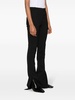 flared slim-cut trousers