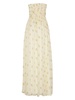 Estelle silk-crepon strapless dress