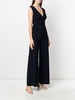 draped straight-leg jumpsuit