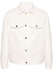 panelled twill shirt jacket