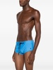 logo-plaque drawstring swimming trunks