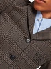 check-pattern wool jacket