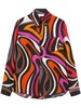 abstract-print cotton shirt