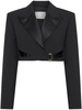 interlock tuxedo cropped blazer