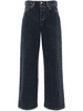 monogram-jacquard straight-leg jeans