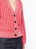 embroidered button-down cardigan