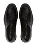 crocodile-effect leather Oxfords