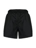 straight-leg elasticated shorts