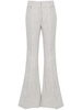 Rhein flared seam-detail flared trousers