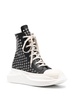 Abstract high-top sneakers 