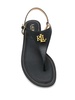 logo plaque flat sandals