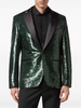 sequin-design single-breasted blazer