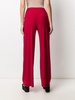 wide-leg flared trousers