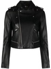 leather biker jacket